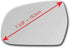 New Replacement Mirror Glass with Full Size Adhesive for AudiI A3 A4 A5 S4 S5 Driver Side View Left LH See Notes...