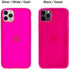 iPhone 11 Pro Max Case/Slim & Soft Transparent Neon Pink Cover with Bumper Edge for iPhone 11 Pro Max/Cute Flexible & Stylish Protection // 6.5" (...