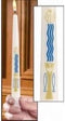 Will & Baumer Candle - Baptismal - Baptism By Water - 7/8 x 10...