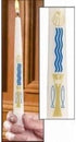 Will & Baumer Candle - Baptismal - Baptism By Water - 7/8 x 10...