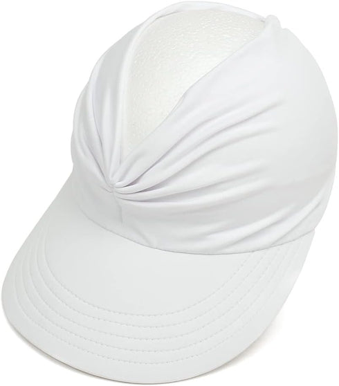 Women Visor Ponytail Sun Hat UPF 50+ UV Protection Wide Brim Beach Cap Summer Hat Outdoor…...