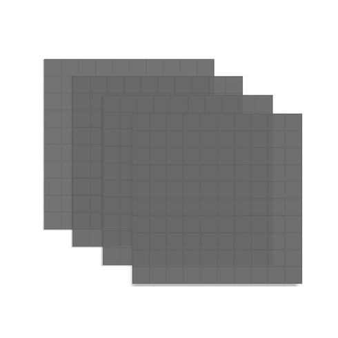 4 Pieces Silicone Thermal Pad, 0.5mm 1mm 1.5mm 2mm Thickness 100x100mm Sliced into 100Pcs, Thermal Conductivity 3.0 W/mK, Heat Resistant for Lapto...
