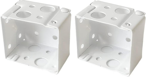 Cutelec Box Mounting Bracket 1set for 1-1/2" Blinds White Color Window Blinds Headrail Bracket...