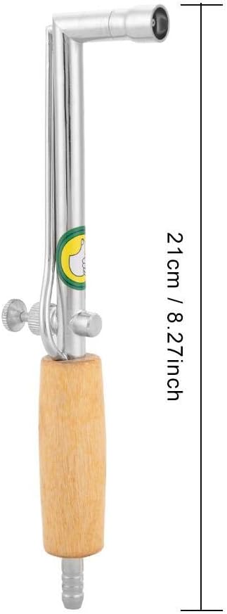 Soldering Injector Torch Welding Nozzle, Wood Soldering Torch with Adjustable Flame Gas Wood Handle Welding Torch Jewelry Making Soldering Tool He...