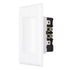 Construct Pro Single Gang Recessed Dual Power Outlet (White)...