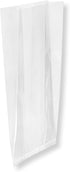 Restaurantware Bag Tek 4 x 2.3 x 8 Inch Gusset Bags 100 Heat Sealable Candy Bags - Food Safe Package Popcorn or Cookies Clear Plastic Treat Bags F...