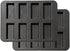 Mini Bread Pan Carbon Steel Cake Bread Mold Baking Pan Financier Baking Pan 8-Cavity for Oven Baking Mini Bars, Granola Bar Cornbread(Black)...