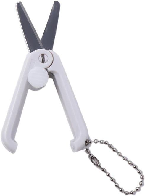 5PCS Mini Scissors with Key Chain,Stainless Steel Scissors Portable Girl Gift Scissors Hand Scissors Folding Design Office School Supplies Art Too...