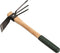 Edward Tools Hoe and Cultivator Hand Tiller - Carbon Steel Blade - Heavy Duty for loosening Soil, Weeding and Digging - Rubber Ergo Grip Handle - ...