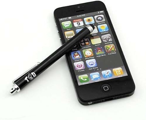 TCD 100 Pack Black High Precision Universal Capacitive Touch Screens Devices, Stylus Pens for Touch Screens Devices, Compatible with iPhone, iPad,...