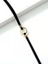 Boho Goth Black Choker Necklaces Velvet Hippie Punk Cool O Circle Necklace For Women Teen Girls Adjustable Layered Unique Fashion Party Jewelry Gi...