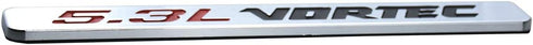 Aimoll 2pcs 5.3l Vortec Hood Emblems Replacement for Z71 GMC Engine Badge Silverado Chrome (Chrome)...