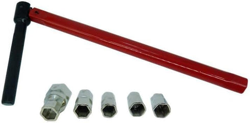 Socket wrench, faucet wrench set, 8-13mm plumber manual tool, suitable for installing faucets in bathrooms...