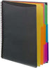 Smead 12 Pocket Poly Project Organizer, Letter Size, 1/3-Cut Tab, Gray with Bright Colors (89207)...