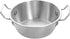 Stainless Steel Skillet,Non- stick Frying Pan with 2 Handle Stainless Steel Paella Pan Double Ear Snacks Plate Stainless Steel Scald proof Kitchen...