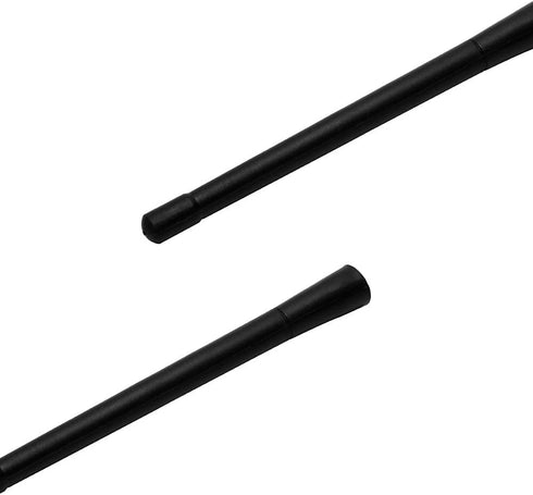 7- inch Short Motorcycle Antenna Replacement for Harley Davidson 1989-2025 Touring Electra Glide Ultra Classic ?Custom Flexible Rubber (2 Pack)...