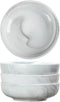 FUYU 4PCS Marble Ceramic Sauce Dish Seasoning Dish Appetizer Plates...
