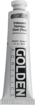 Golden Heavy Body Acrylic Paint, 2 Ounce, Irid Stainless Steel Fine...