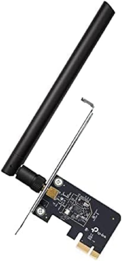 TP-Link PCIe WiFi Card AC600 for Desktop PC, Dual Band Wireless Internal Network Card(Archer T2E) High-Gain Antenna, MU-MIMO, WPA3, Low Profile, S...