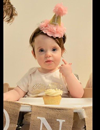 1st birthday Headband Baby First Birthday Hat Party Wear...