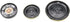 Fielect DIY Magnetic Speaker 2W 8 Ohm 36mm Diameter Round Shape Replacement Loudspeaker 2pcs...
