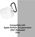 AirPods 3 Case Cover with Keychain, Soft Silicone Protective Case Compatible with AirPod 3rd Generation 2021, Shockproof, Colorful Earbuds Case Su...