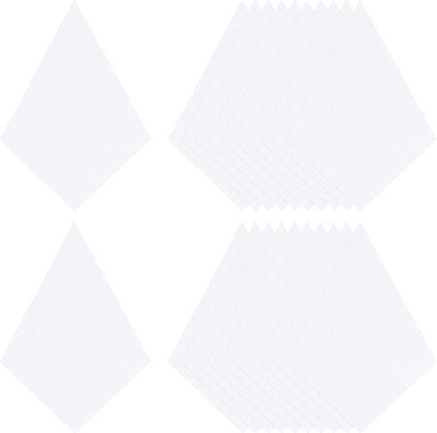 HARFINGTON 100 Count English Paper Piecing Diamond Shapes Paper Quilting Templates Patchwork English Paper Piecing Supplies for Quilting Sewing DI...