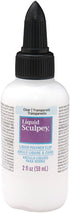 Polyform Liquid Sculpey Liquid Polymer Oven-Bake Clay, Clear, 2 oz. bottle, Great for jewelry, holiday, DIY, mixed media, window clings, home déco...