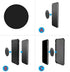 Mount Metal Plate?12Pack? for Magnetic Car Mount Phone Holder with Full Adhesive for Phone Magnet, Magnetic Mount, Car Mount Magnet-12X Round (Bla...