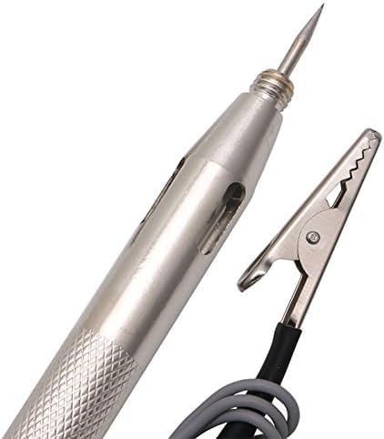 Silver 6V 12V 24V Auto Car Motorcycle Circuit Tester Gauge Test Voltmeter Circuit Testers Tools and Home Improvement...