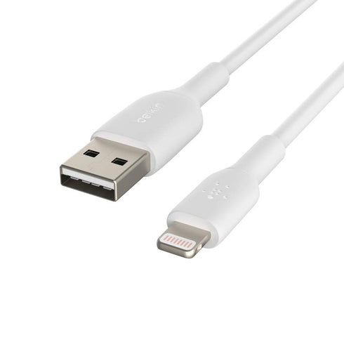 Belkin BoostCharge Lightning Cable - 6.6ft/2M - MFi Certified Apple iPhone Charger USB to Lightning Cable - iPhone Cable - iPhone Charger Cord - A...