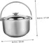 Stainless Steel Cooking Pot Stainless Steel Mixing Bowls Steamer Pot Stainless Steel Cookware Mixing Pot Handle Soup Pot Handheld Mixing Bowl Pot ...
