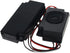 Heyiarbeit 3370 Internal Magnet Speaker with 400mm Wire and Terminal 4 Pin,33x70x 16mm 8Ohm 2W 2Pcs......