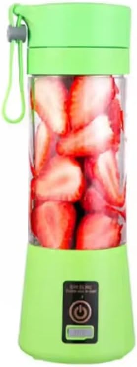 Fresh Juice Portable Blenders and Mini Fruit Smoothie Milk-shake Mixer Bottle Blander Licuadora Portatil Juicer (Green), Large...