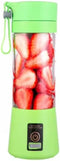 Fresh Juice Portable Blenders and Mini Fruit Smoothie Milk-shake Mixer Bottle Blander Licuadora Portatil Juicer (Green), Large...