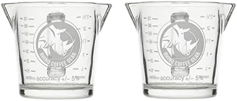 BrewGlobal Rhinoware Shot Glass - Double - 2- Count...
