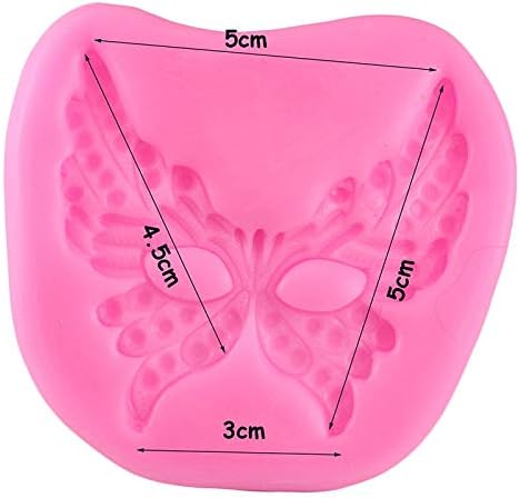 Cute Small Masquerade Mask Ball DIY 3D Silicone Mold Making Ice Blocks Candy Fondant Chocolates Soaps Cakes Mousse Jelly Kitchen Decor Baking Tool...