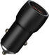 USB C Car Fast Charger Light up USB Cigarette Lighter Dual Fast Charging Adapter Car Charger Black...