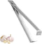 Fish Bone Tweezers Set, Stainless Steel Tweezer Peeling Clip, Garlic Tweezer Peeler Skin Remover Tool Precision Grip for Cooking Food Design Styli...