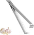 Fish Bone Tweezers Set, Stainless Steel Tweezer Peeling Clip, Garlic Tweezer Peeler Skin Remover Tool Precision Grip for Cooking Food Design Styli...