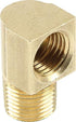 Allstar Performance ALL50125 1/8" NPT - 3/8-24" 90 Degree Adapter Fitting 4 Pack...