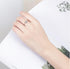 HUKQBUNX 925 Sterling Silver Cut 3 Carat Cubic Zircon Christmas Deer Ring Engagement Diamond Ring Wedding Lady Elegant Diamond Ring Opening Adjust...