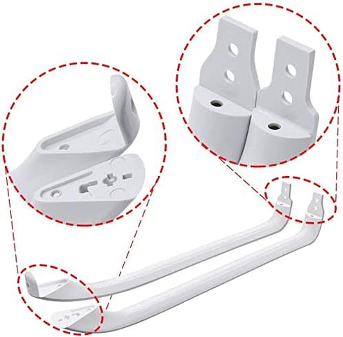 AMI PARTS WR12X22148 Refrigerator Door Handle Set Replaces AP5949272,B072HYK3VQ,GTH17GBEDRWW?GTH18GBD4RWW...