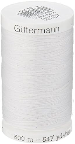 Sew-All, All PurposeThread 547 Yards-Black GUTERMANN Thread 3 pack (White)...