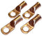 Fastronix Quality Copper Battery Terminal Lugs 4 Pack (5/16" 4 Gauge)...