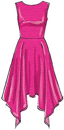McCall's Patterns M7315 Misses' Handkerchief-Hem Dresses, Size A5 (6-8-10-12-14)...