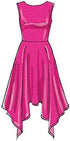 McCall's Patterns M7315 Misses' Handkerchief-Hem Dresses, Size A5 (6-8-10-12-14)...