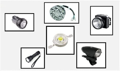 10PCS/LOT High Power 3W LED Bulb LED Chip IC SMD Lamp Light White 6000K High Power 3W LED Lamp Bead for Spot Light Downlight...