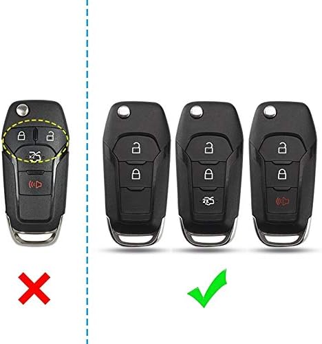 Car Key Shell For Ford Explorer F-150/250 Ranger Mondeo Ecosport...