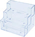 3 Tiers Acrylic Multiple Business Card Holder Business Card Display Stand Office Desktop Business Card Organizer Business Card Storage Rack Desk N...